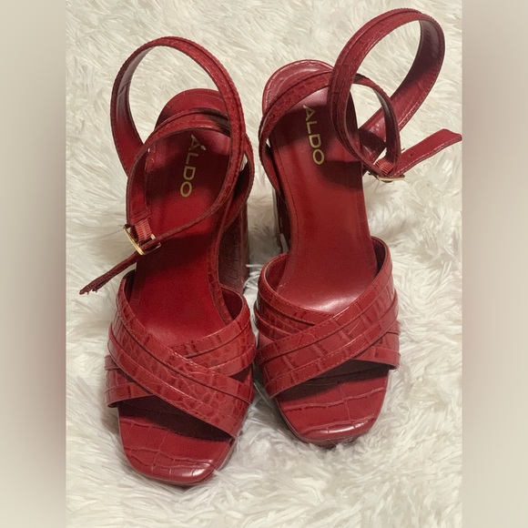 Aldo Dwaurith Heeled Platform Sandals - Picture 3 of 5